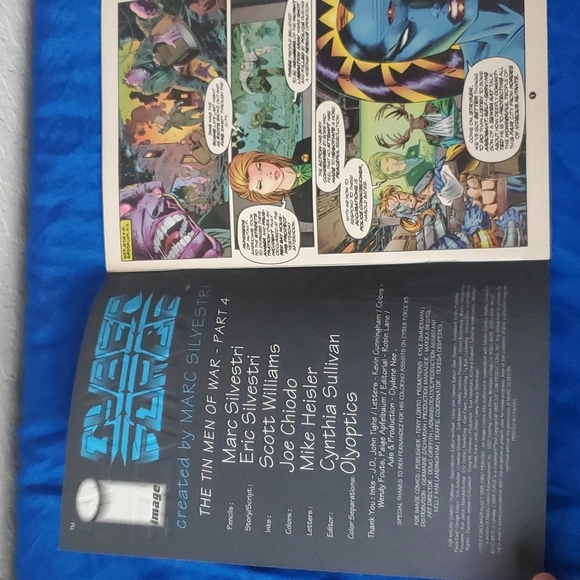 4/$20 - CYBERFORCE #4 IMAGE COMICS VTG 1993, Marc Silvestri Foil Cover A… - Picture 6 of 10